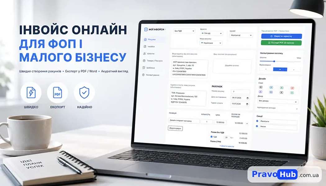 Інвойс онлайн