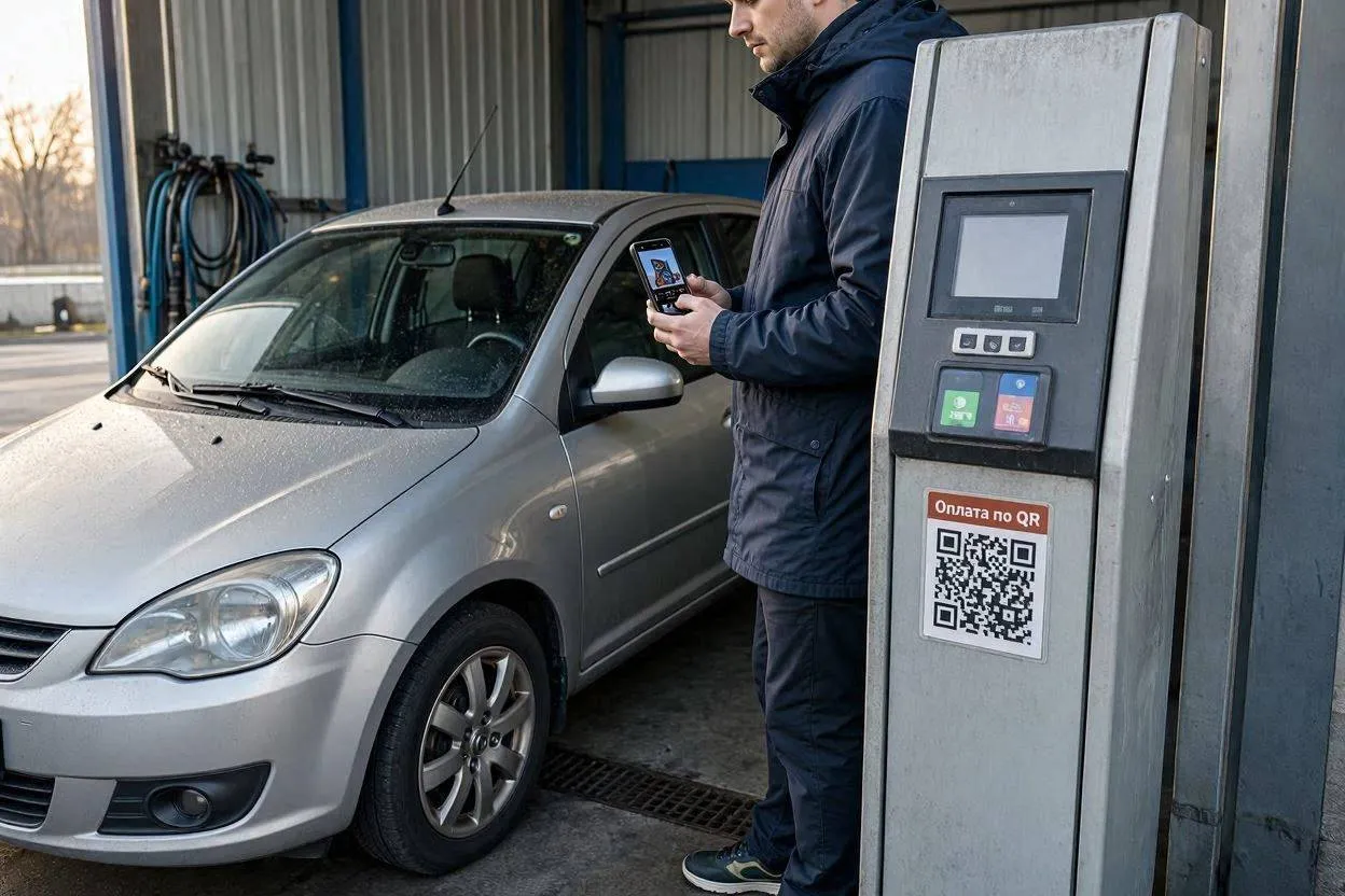 QR‑оплата для мийки