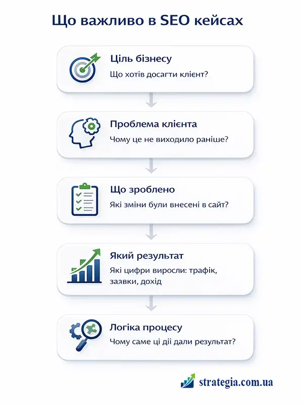 Просування сайтів кейси результати